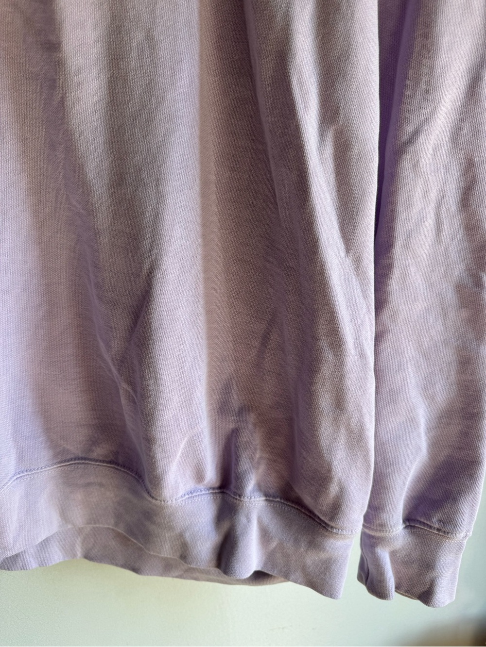 Comfort Colors Lavender Crewneck Sweatshirt with Daisy Embroidery - Picture 6 of 7